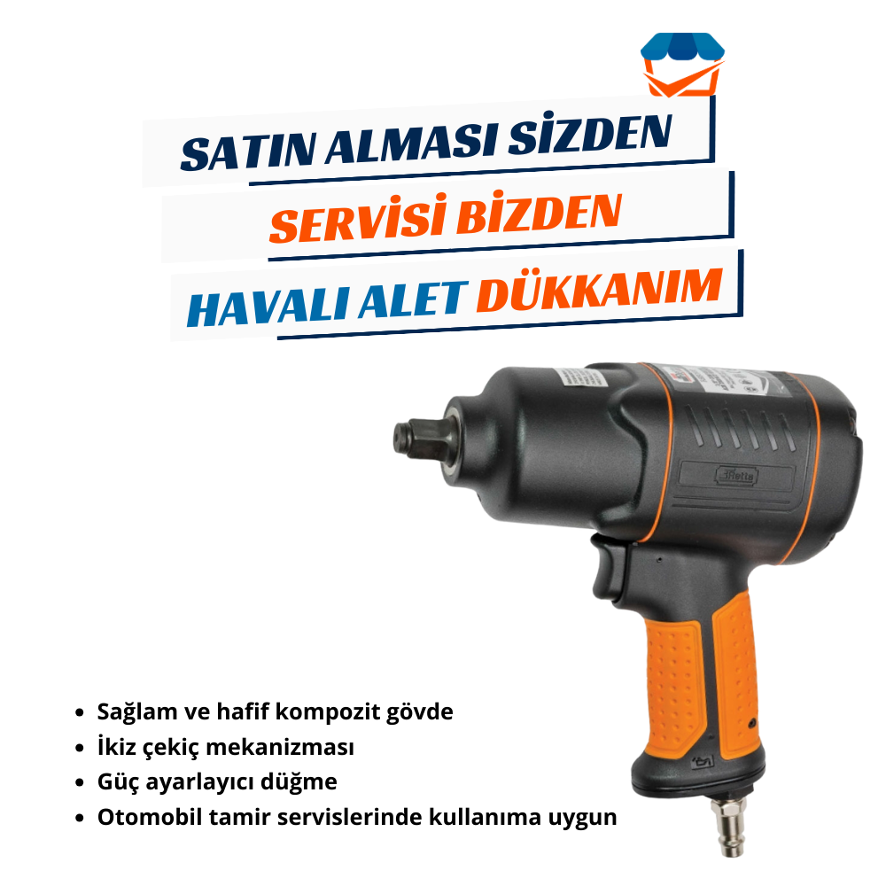 RETTA RHS0900 Havalı Somun Sökme 1/2
