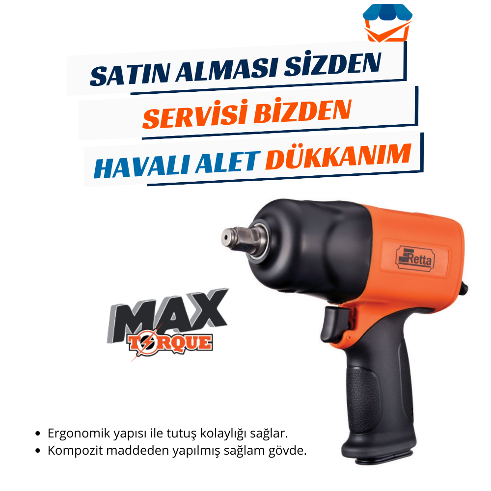 RETTA RHS1750 Havalı Somun Sökme 1/2