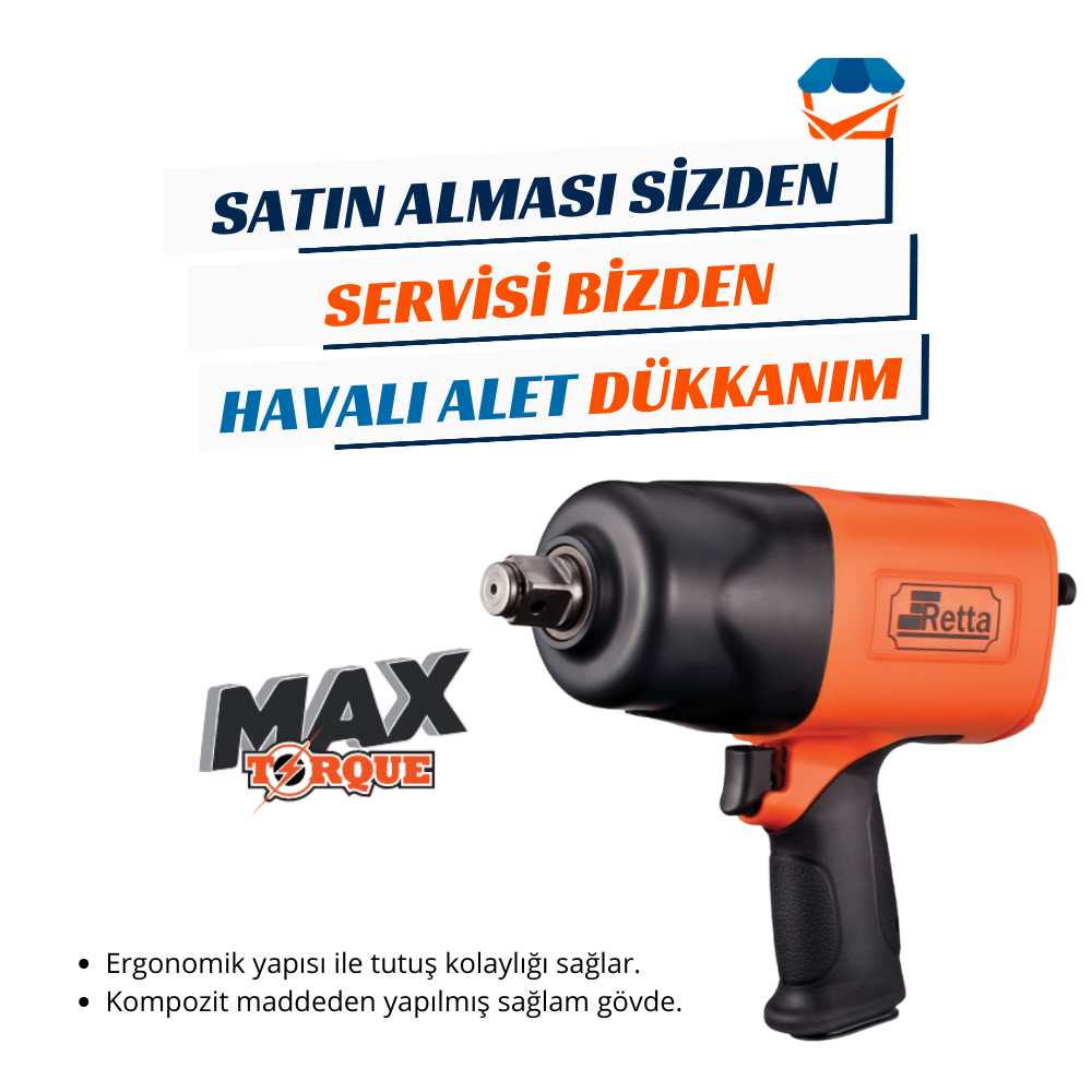 RETTA RHS2100 Havalı Somun Sökme 3/4