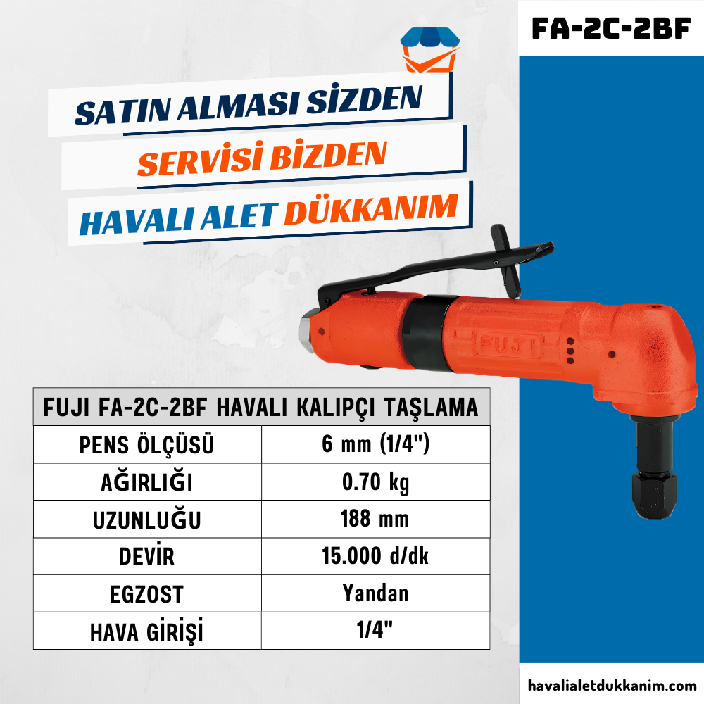 FUJI FA-2C-2BF Havalı Kalıpçı Taşlama 90°