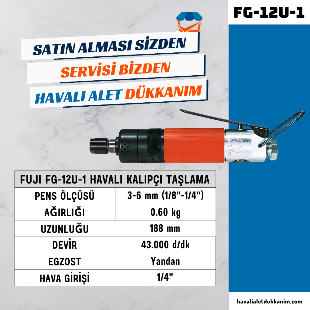 FUJI FG-12U-1 Havalı Kalıpçı Taşlama