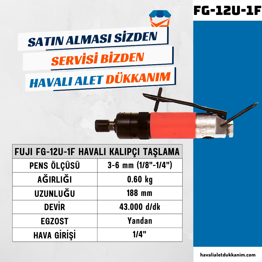 FUJI FG-12U-1F Havalı Kalıpçı Taşlama
