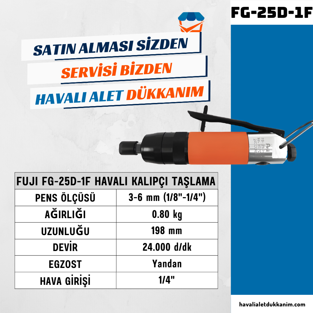FUJI FG-25D-1F Havalı Kalıpçı Taşlama