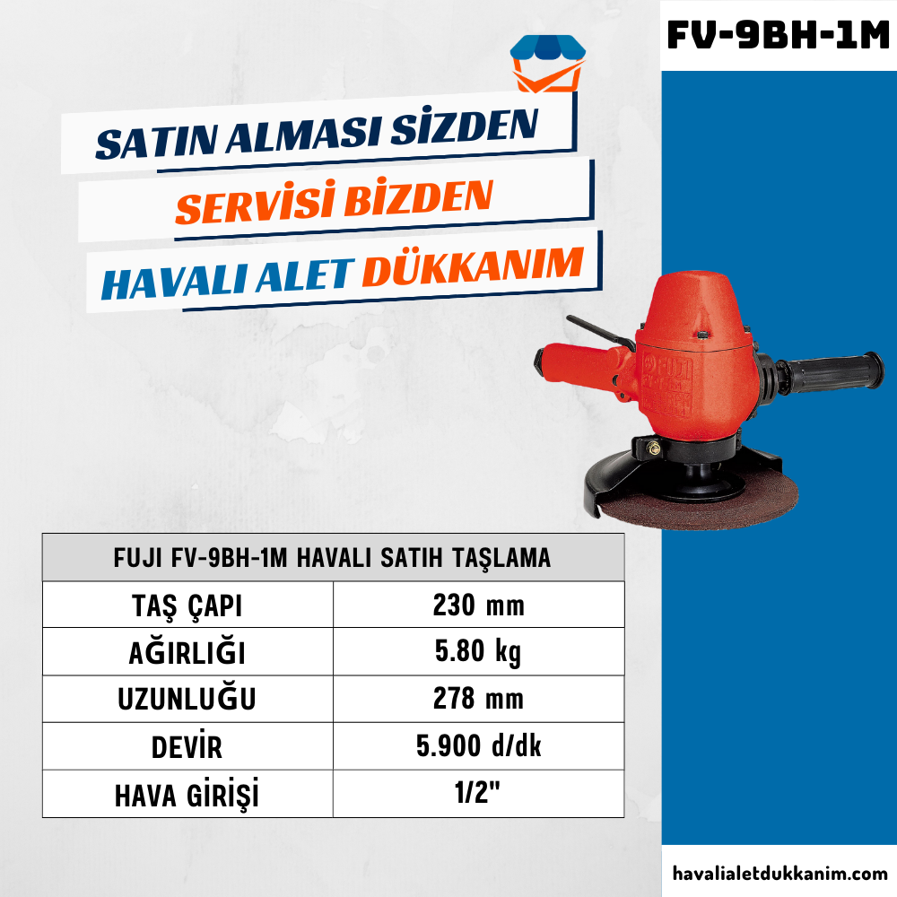FUJI FV-9BH-1M Havalı Satıh Taşlama 230 mm