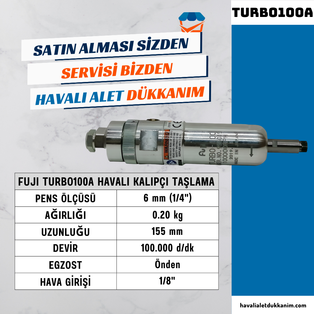 FUJI TURBO100A Havalı Kalıpçı Taşlama