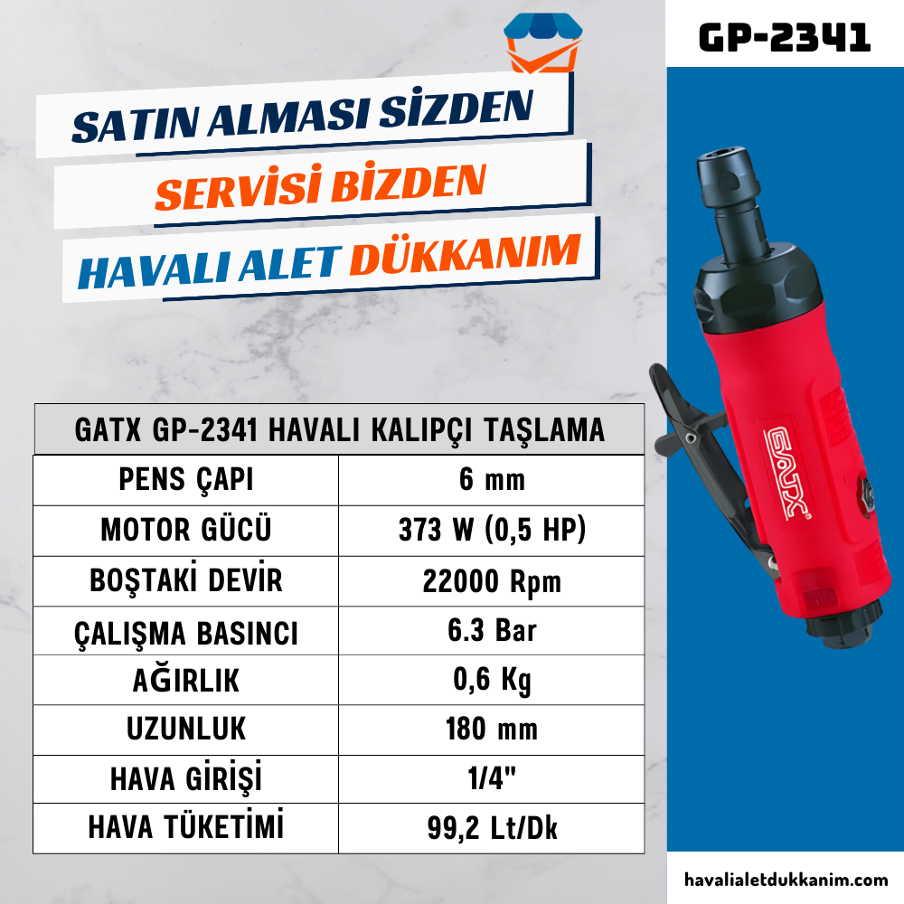 GATX GP-2341 Havalı Kalıpçı Taşlama