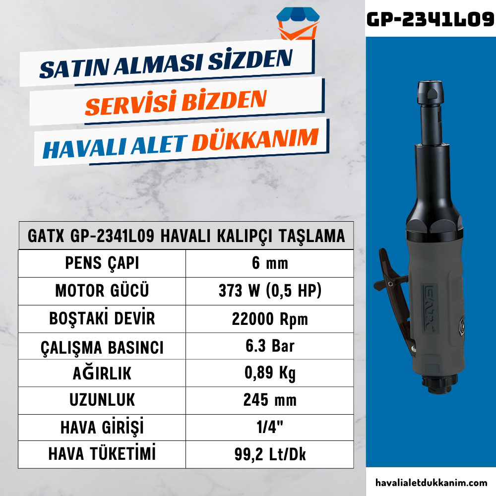 GATX GP-2341L09 Havalı Kalıpçı Taşlama
