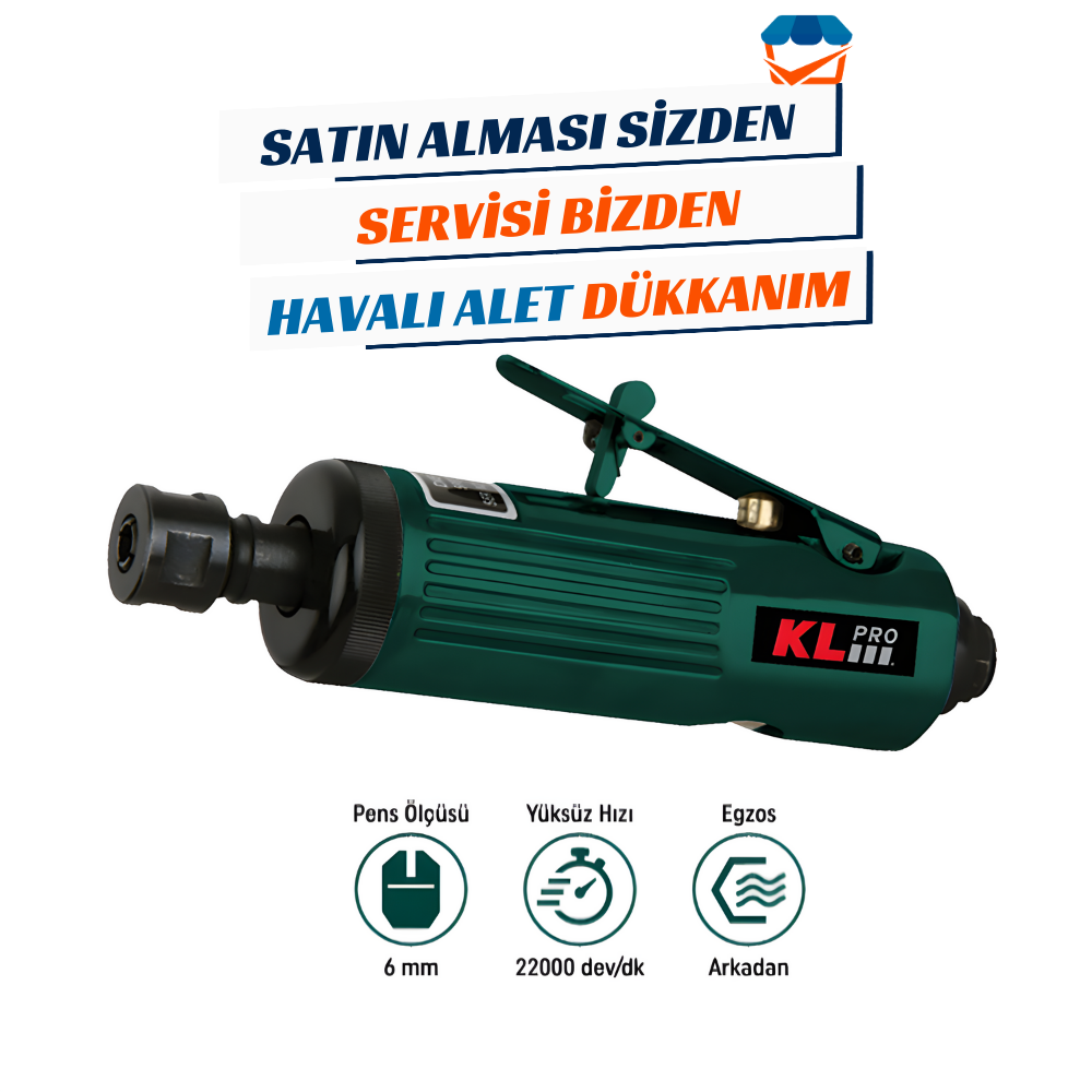 KL PRO KLHA512 Havalı Kalıpçı Taşlama