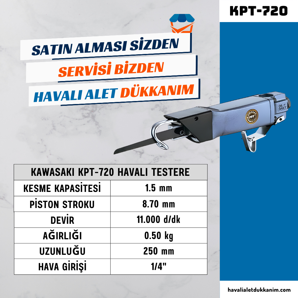 KAWASAKI KPT-720 Havalı Testere