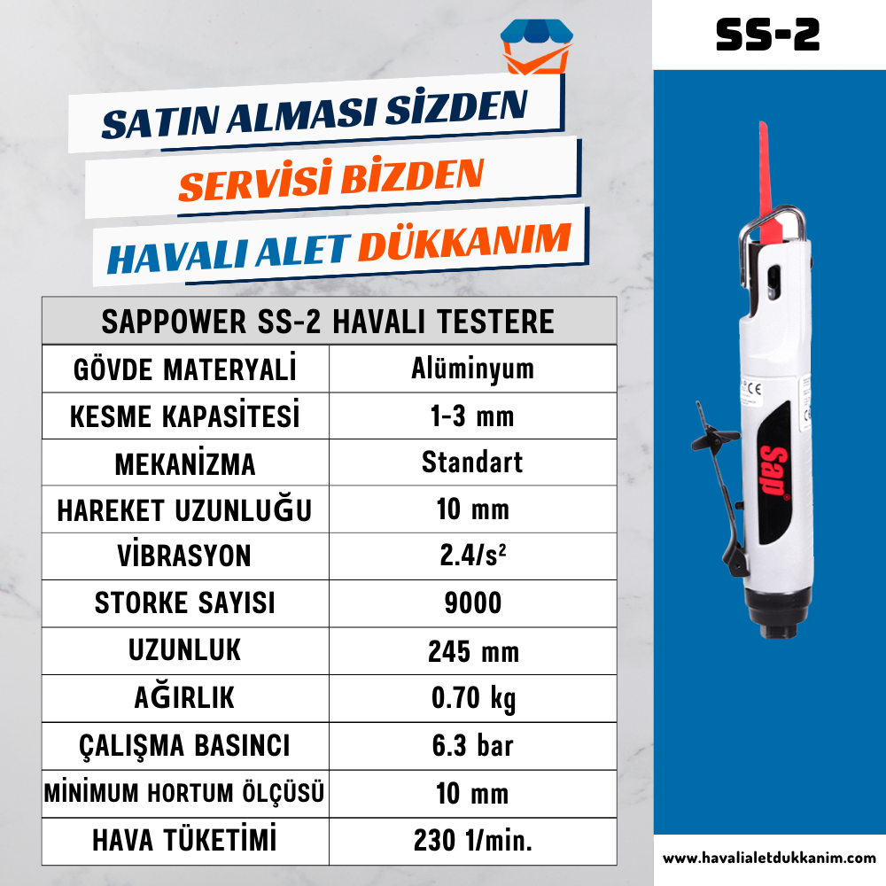 SAPPOWER SS-2 Havalı Testere