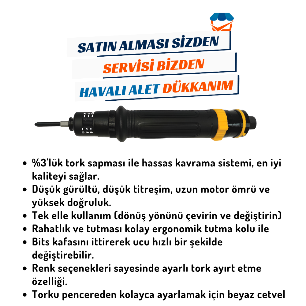GAV OS-30PS Havalı Tornavida (Shut-Off)