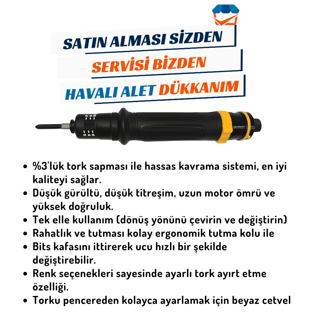 GAV OS-48PS Havalı Tornavida (Shut-Off)
