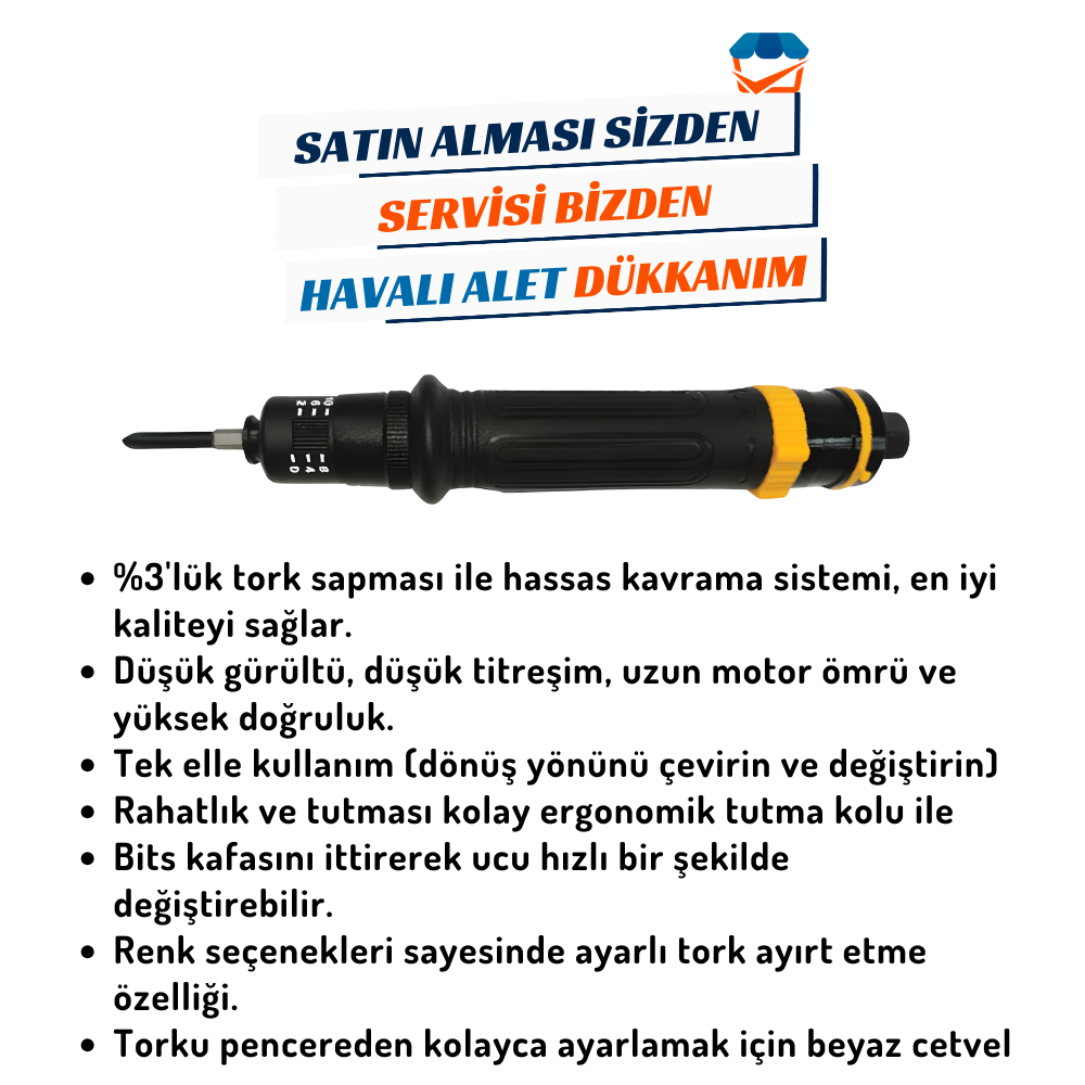 GAV OS-55PS Havalı Tornavida (Shut-Off)