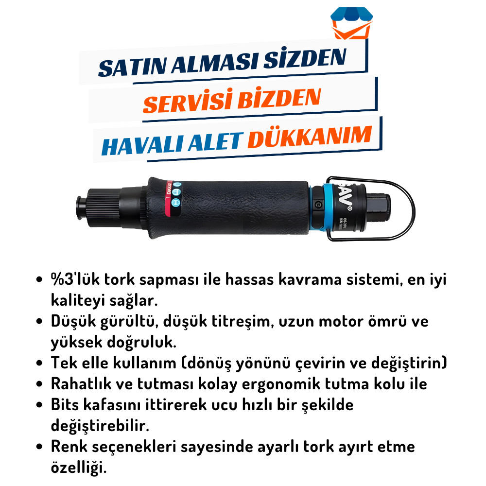 GAV OS-60PB Havalı Tornavida (Shut-Off)