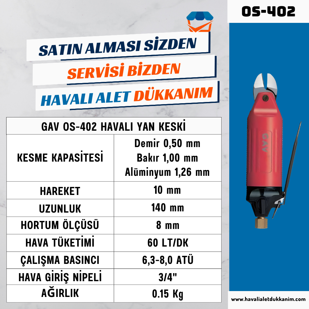 GAV OS-402 Havalı Yan Keski