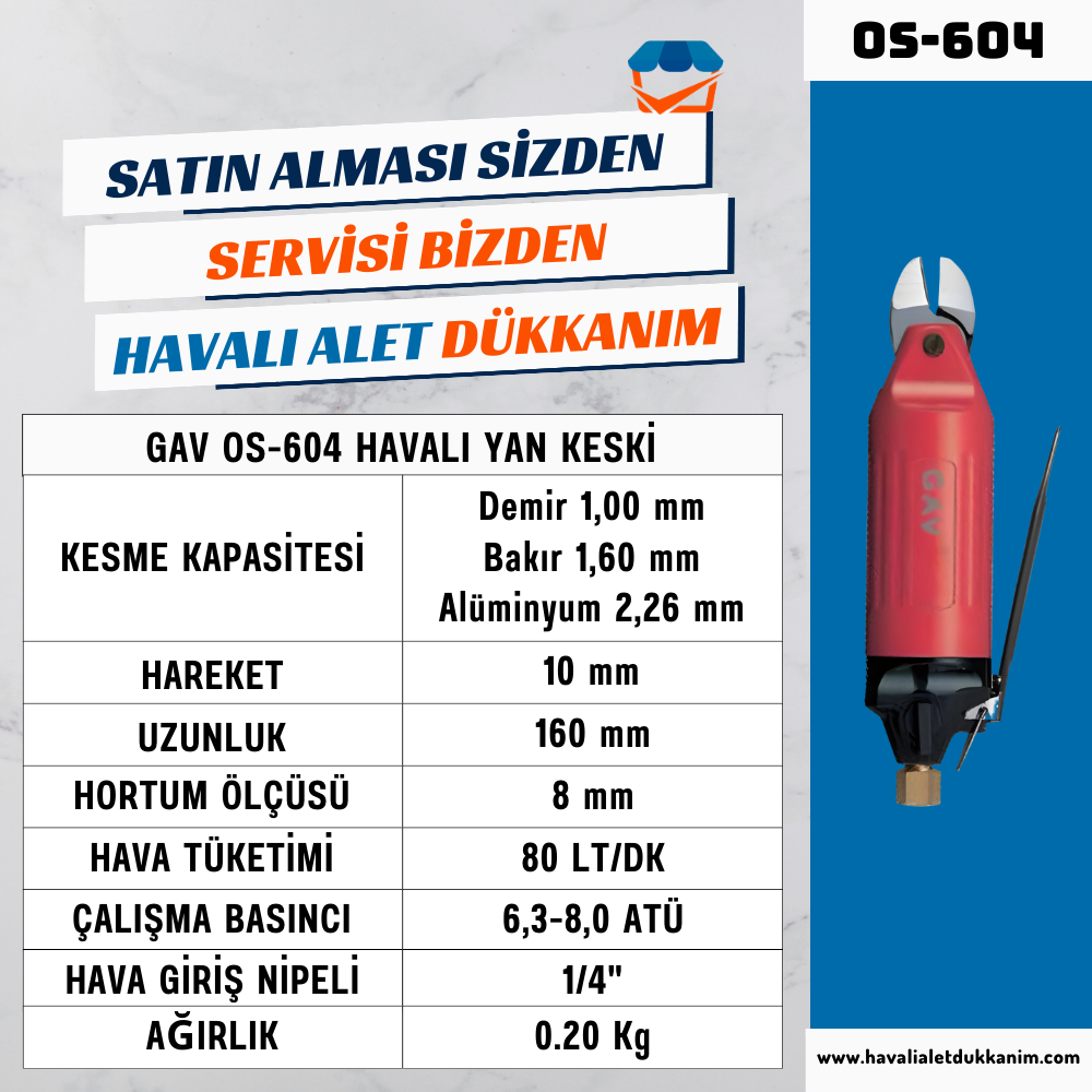GAV OS-604 Havalı Yan Keski