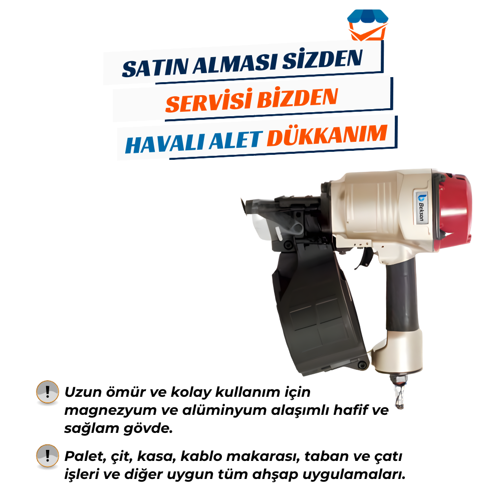 BEKSAN C29/70 Havalı Çivi Çakma Tabancası
