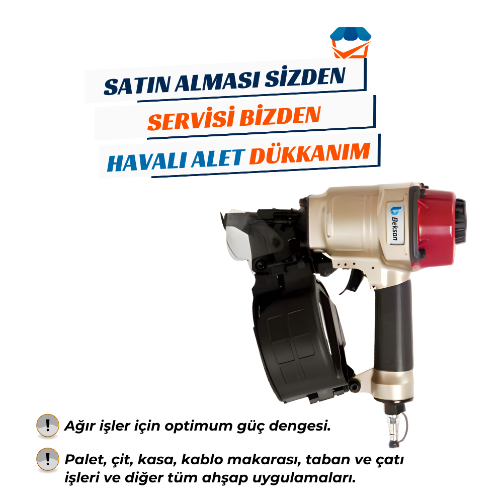 BEKSAN C23/57 Havalı Çivi Çakma Tabancası