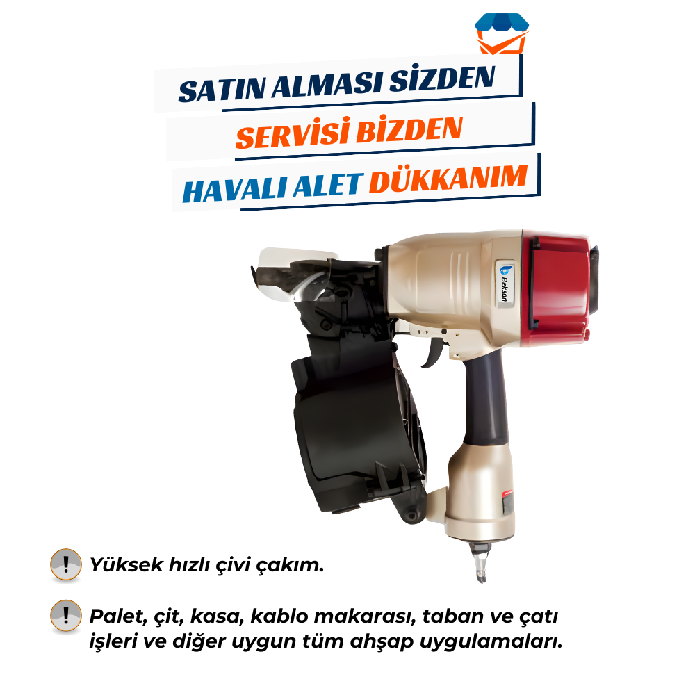 BEKSAN C33/90 Havalı Çivi Çakma Tabancası