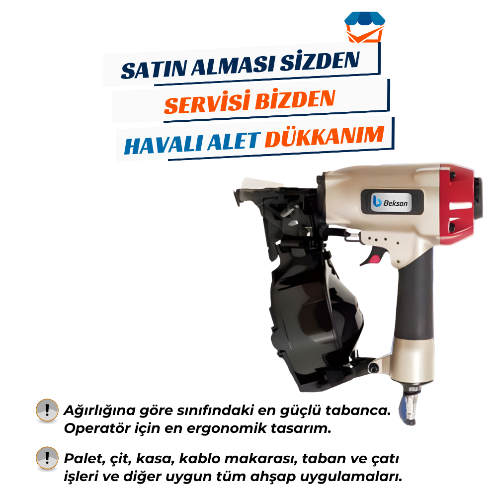 BEKSAN C21/51 Havalı Çivi Çakma Tabancası