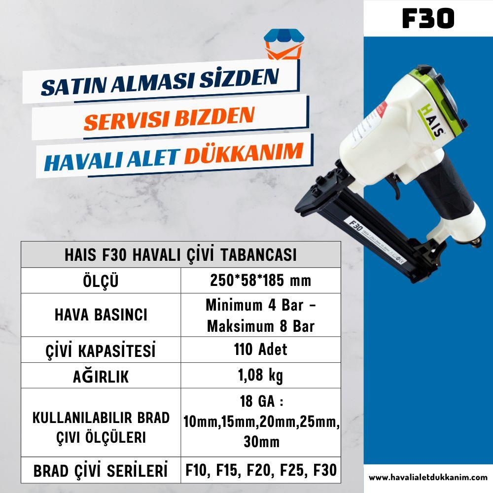 HAIS F30 Havalı Çivi Tabancası