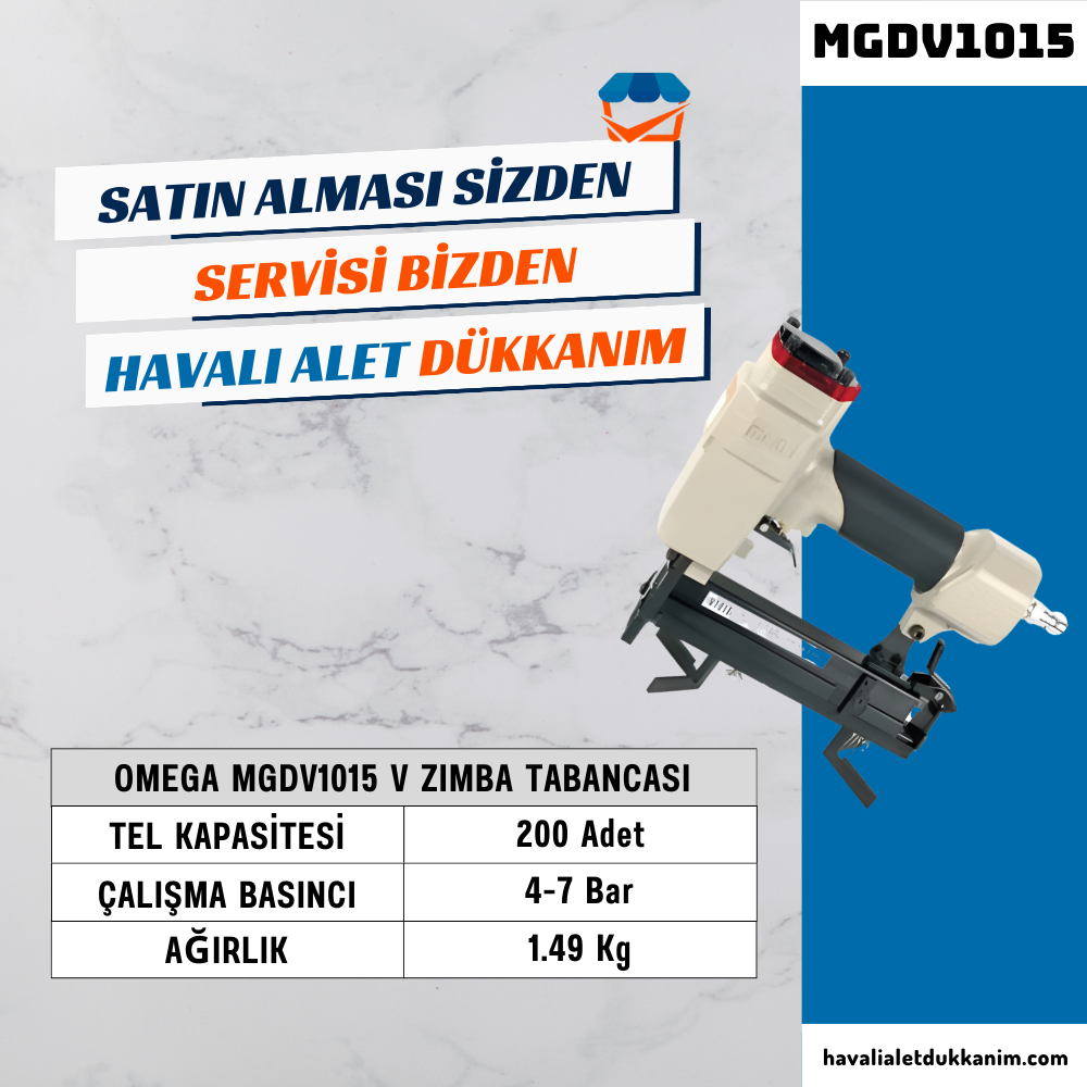OMEGA MGDV1015 V Zımba Tabancası