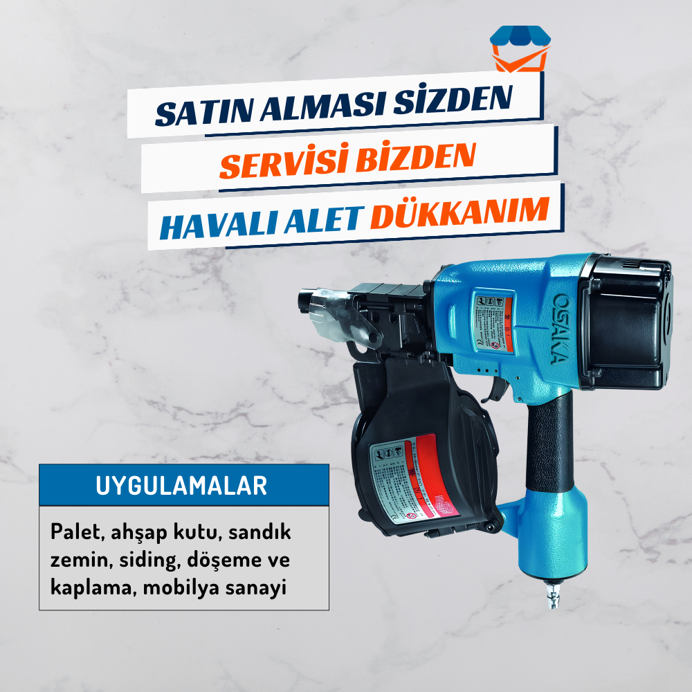 OSAKA OPT 86090 Havalı Çivi Tabancası 90 mm