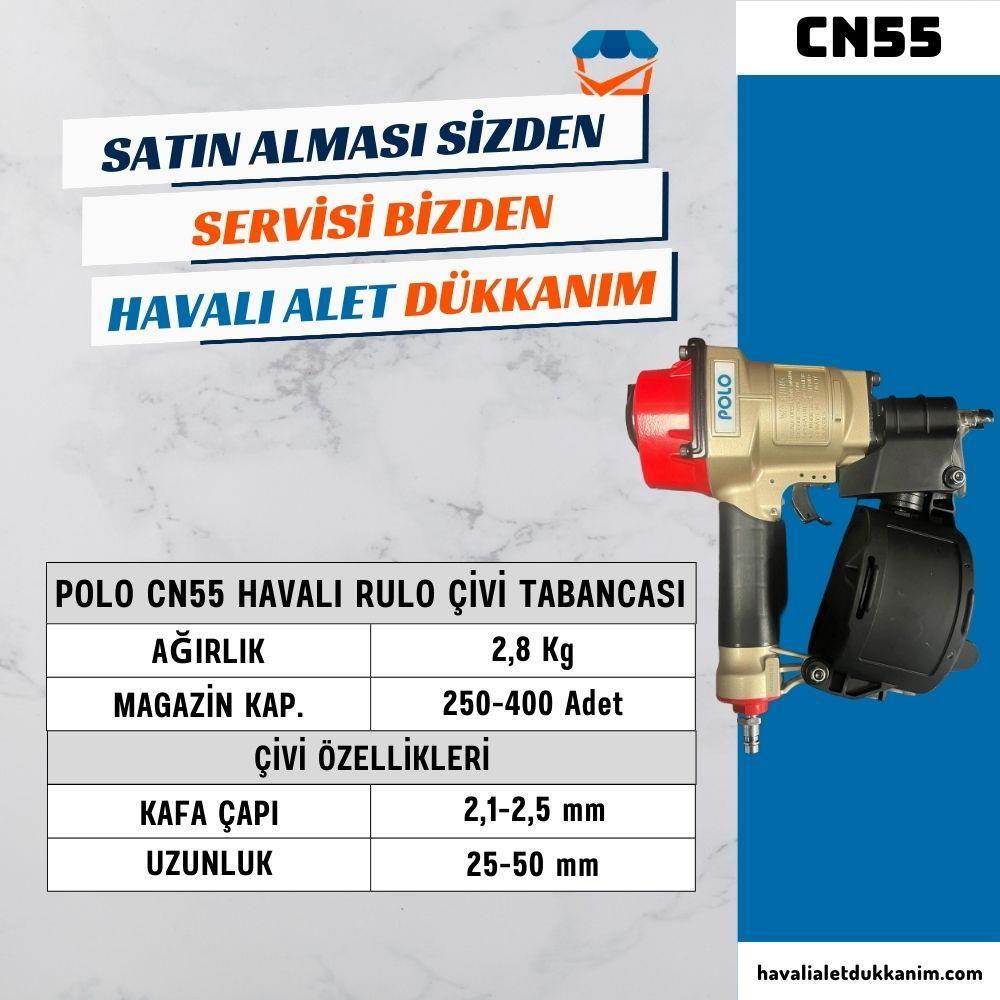 POLO CN55 Havalı Rulo Çivi Tabancası