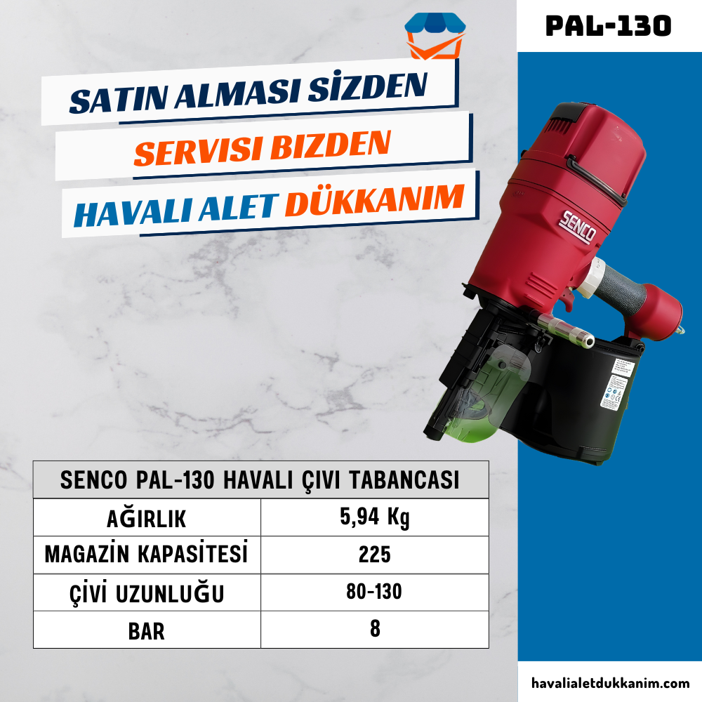 SENCO PAL-130 Havalı Çivi Tabancası