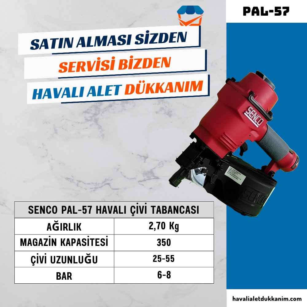 SENCO PAL-57 Havalı Çivi Tabancası