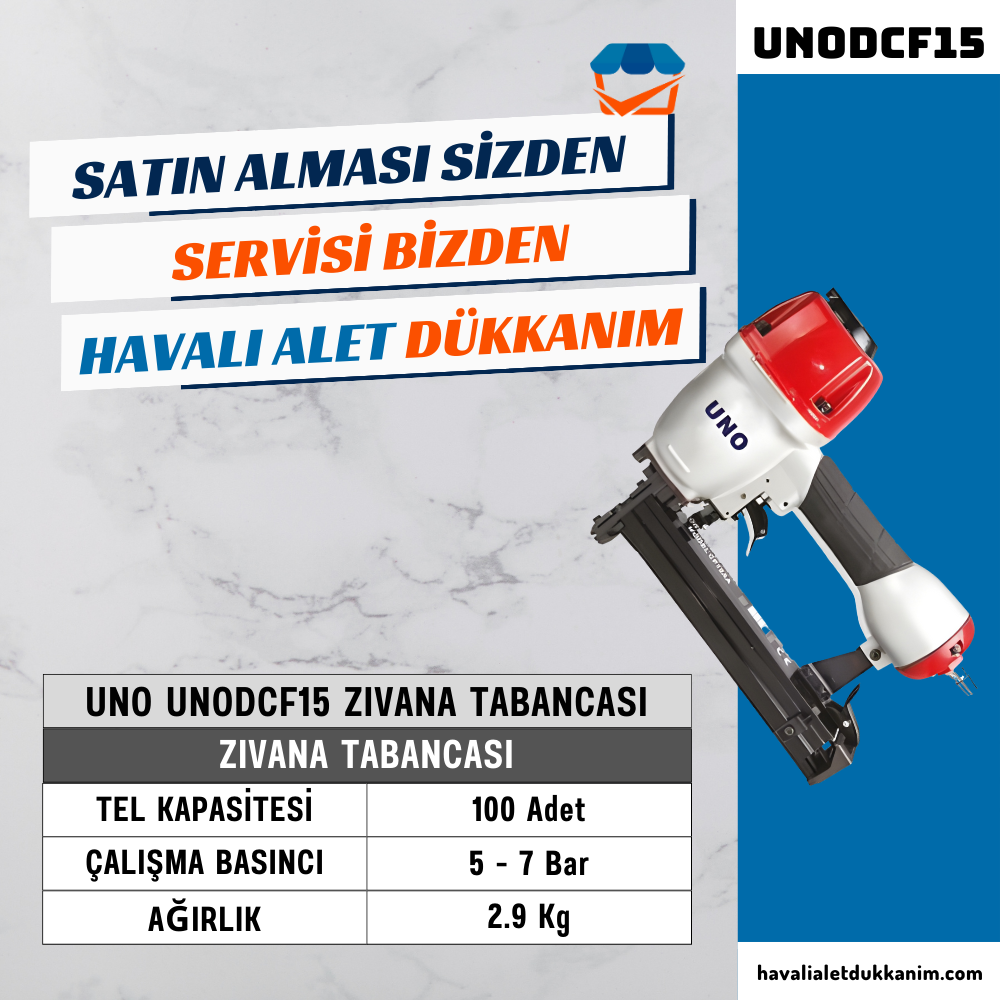 UNO UNODCF15 Zıvana Tabancası 15 mm