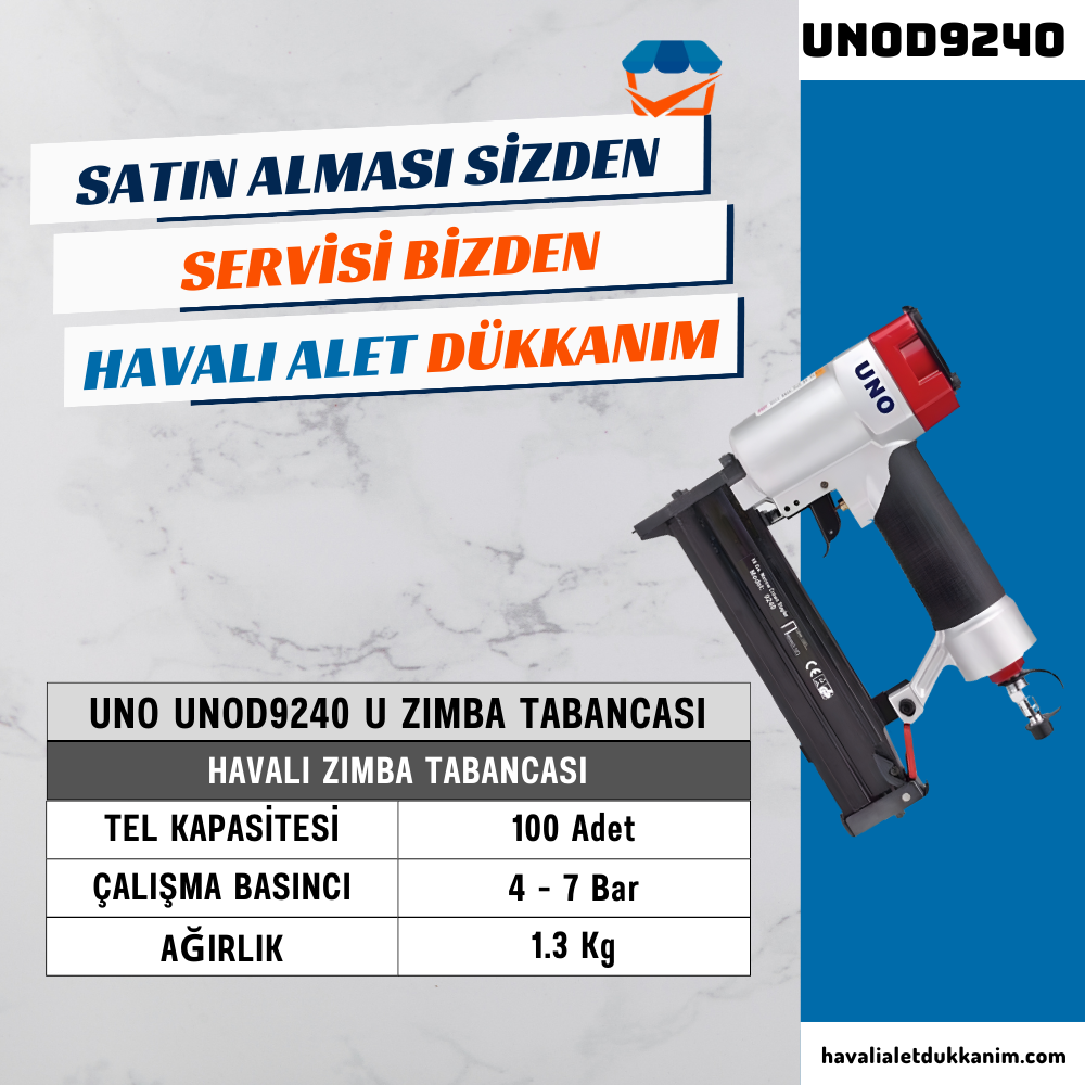UNO UNOD9240 U Zımba Tabancası 25-40 mm