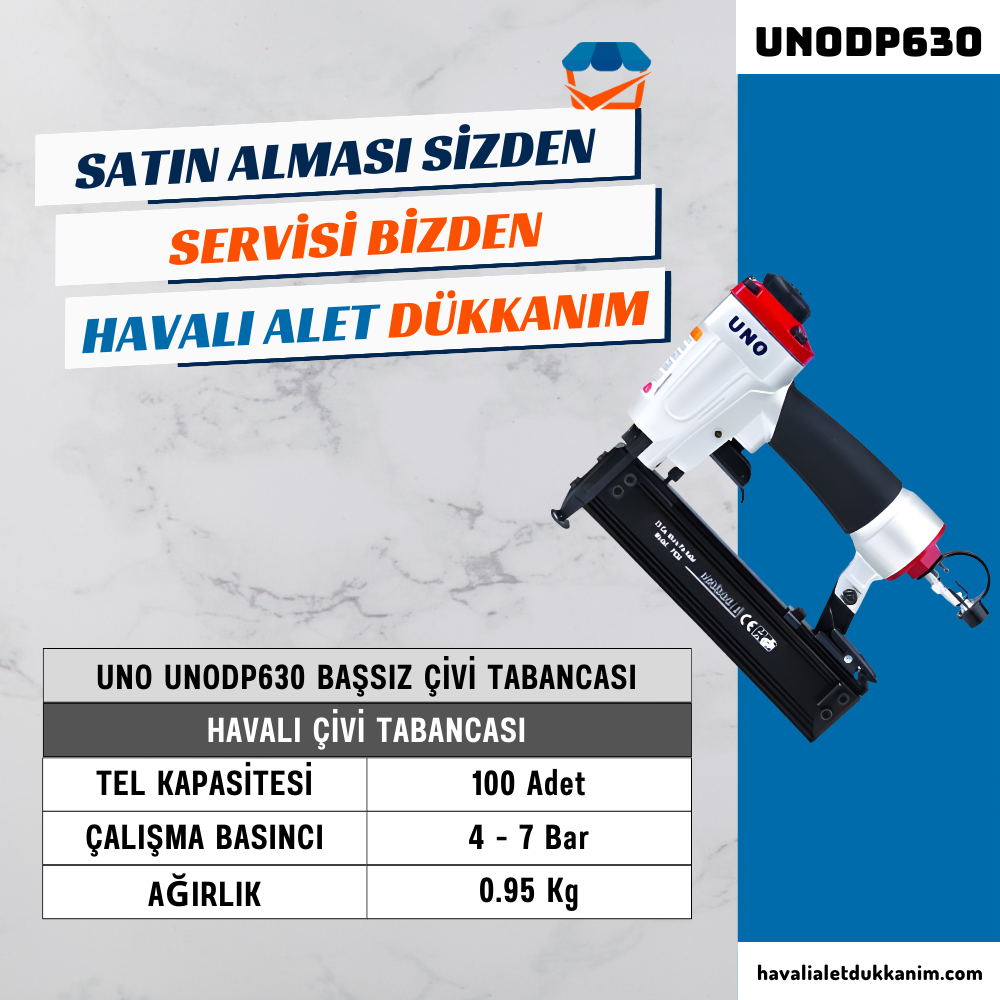 UNO UNODP630 Başsız Çivi Tabancası 12-25 mm
