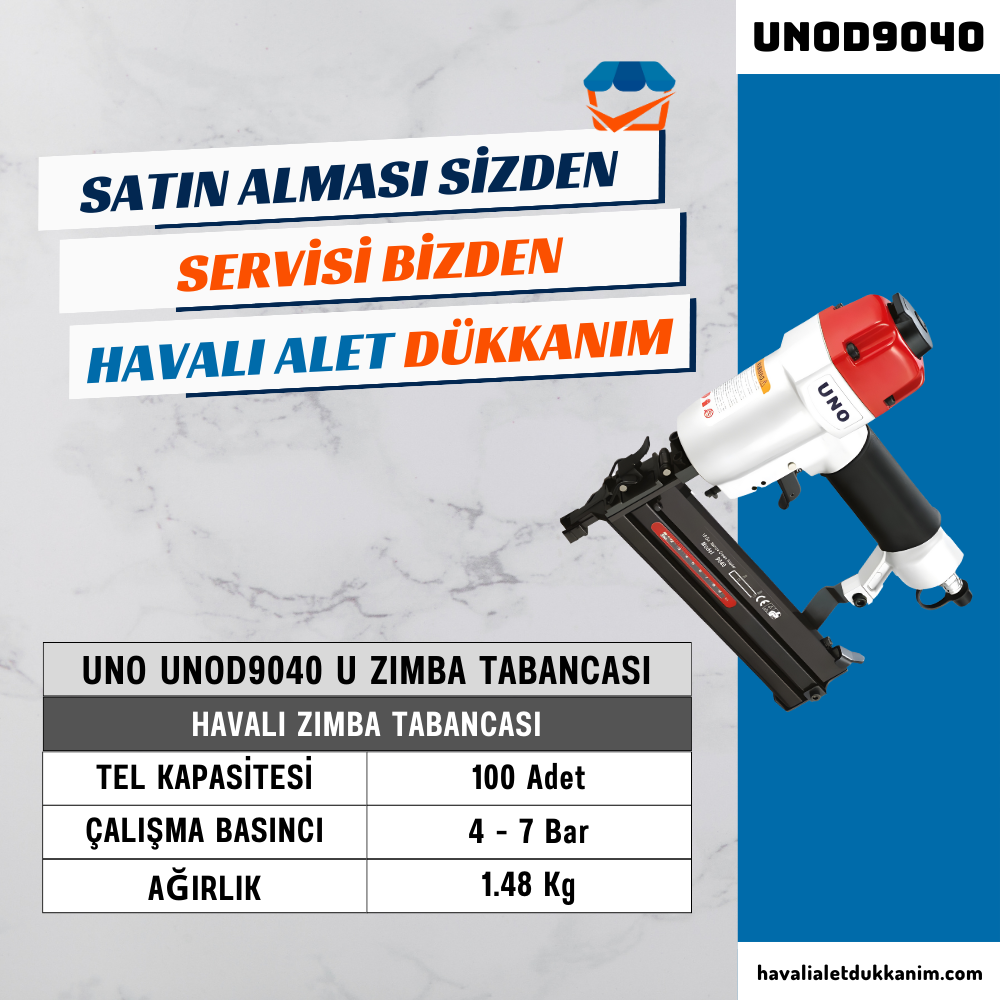 UNO UNOD9040 U Zımba Tabancası 25-40 mm