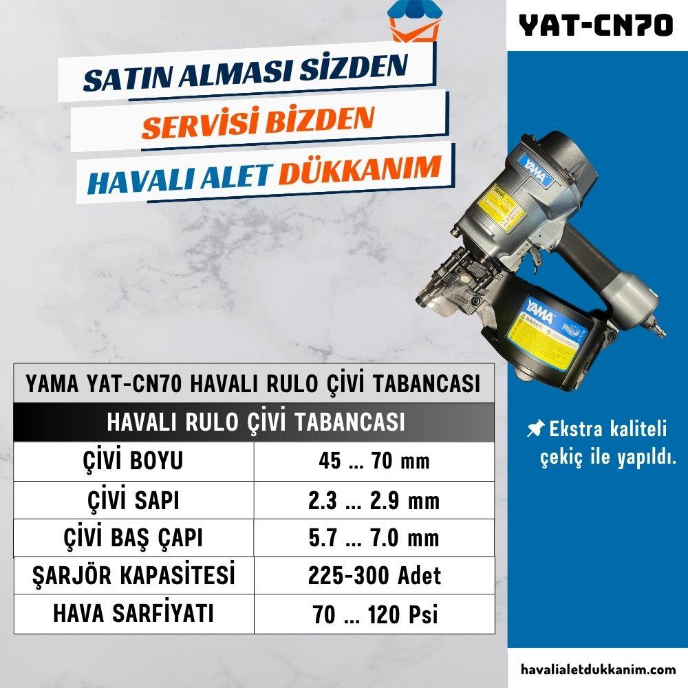 YAMA YAT-CN70 Havalı Rulo Çivi Çakma Tabancası