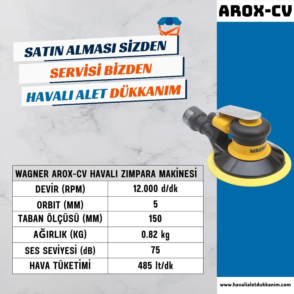 WAGNER AROX-CV Havalı Zımpara Makinesi 150 mm