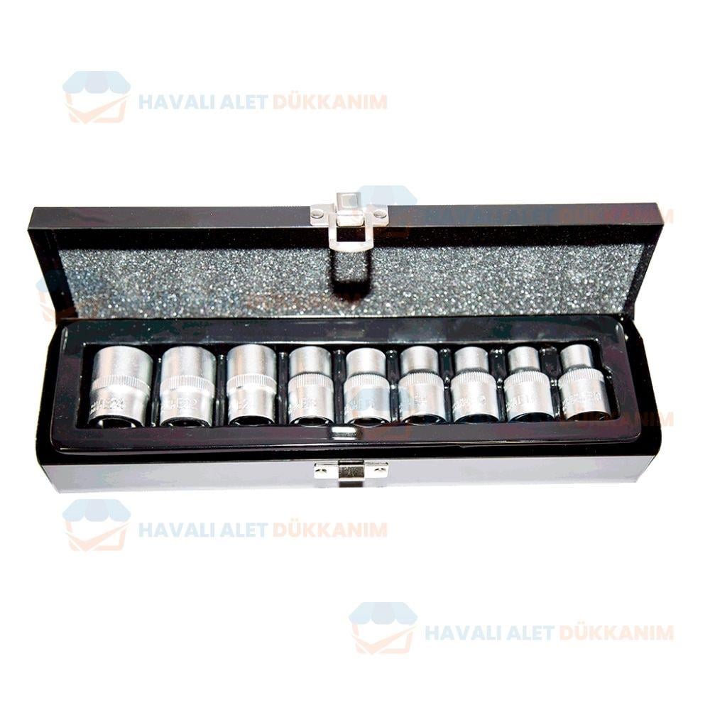 NT Tools NCSET12E CrV E Tipi Torx Lokma Seti 10 Parça 1/2