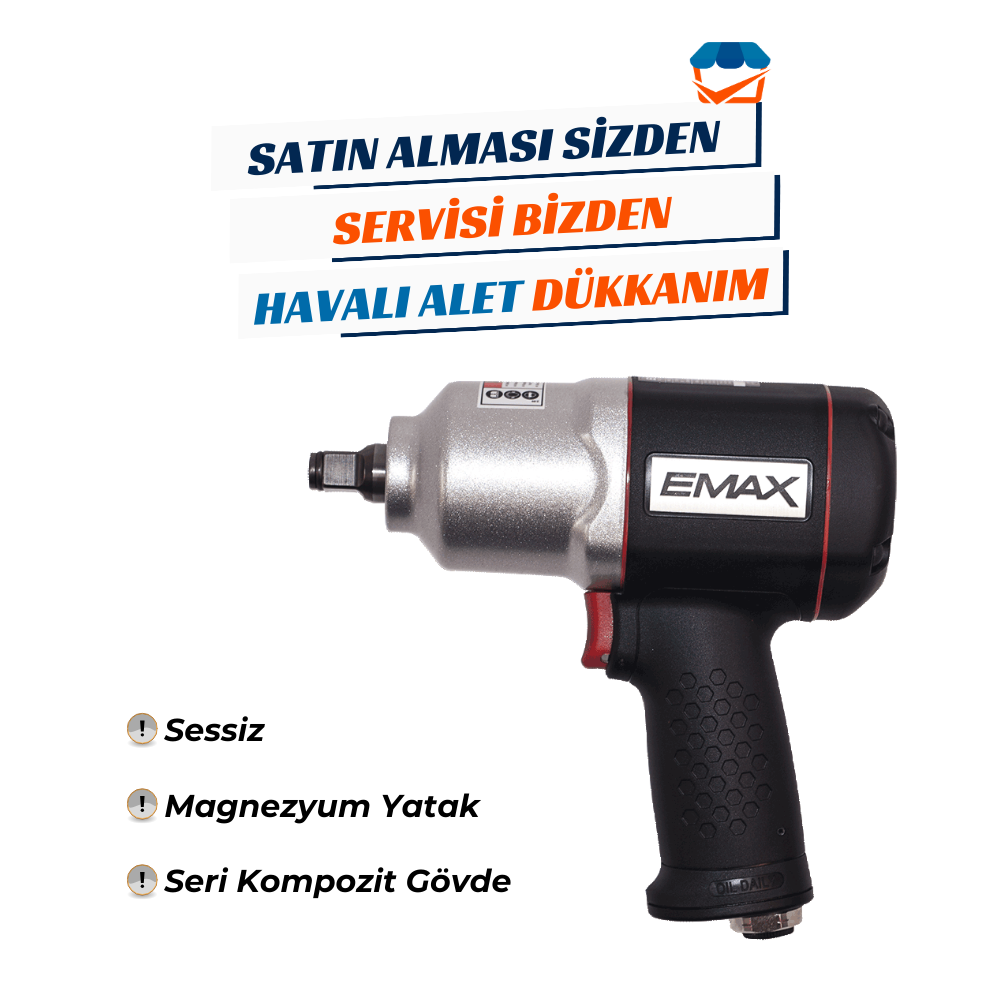 EMAX ET-1515 Havalı Kompozit Somun Sökme 1/2