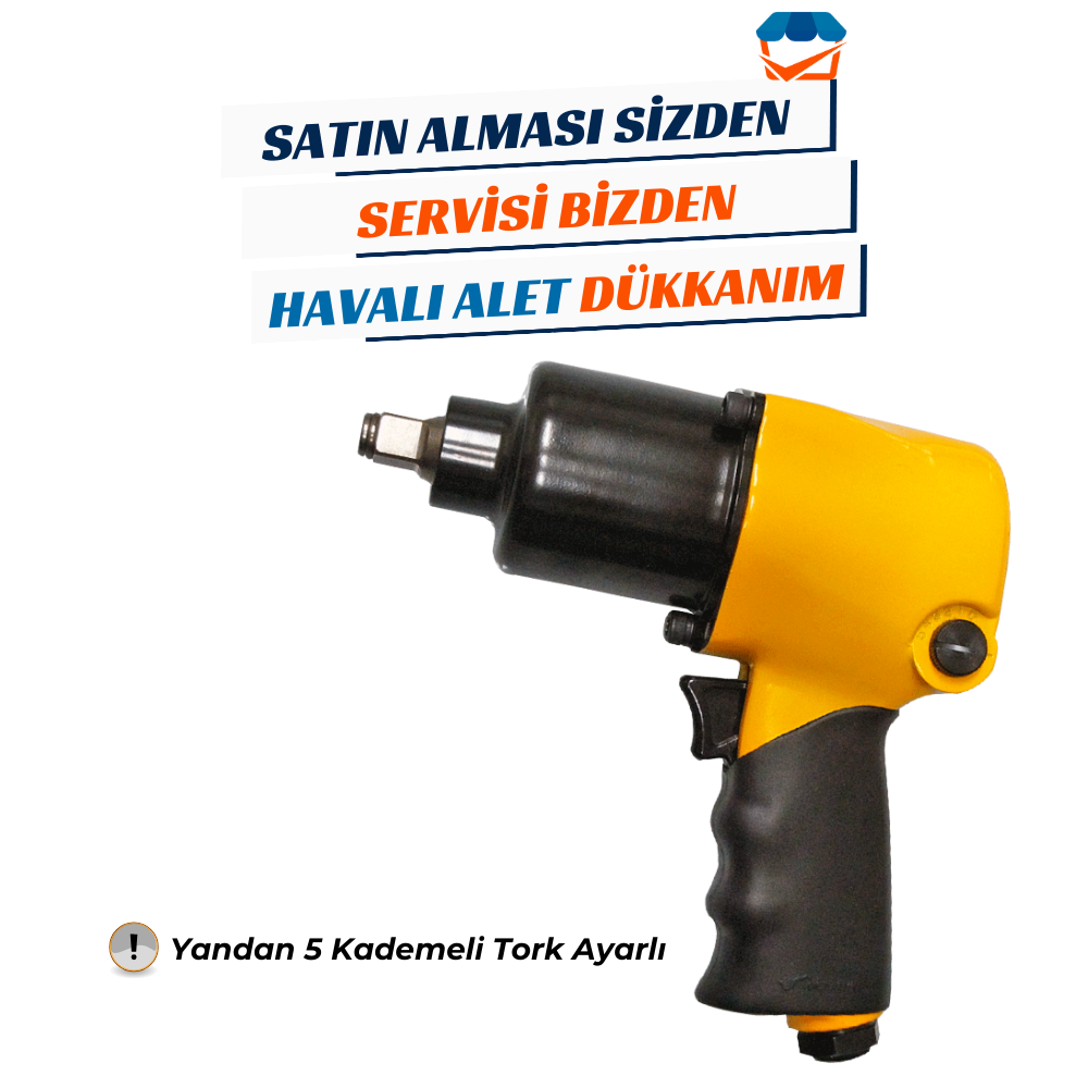 YAMA AT-5044 Havalı Kabzalı Somun Sökme 1/2