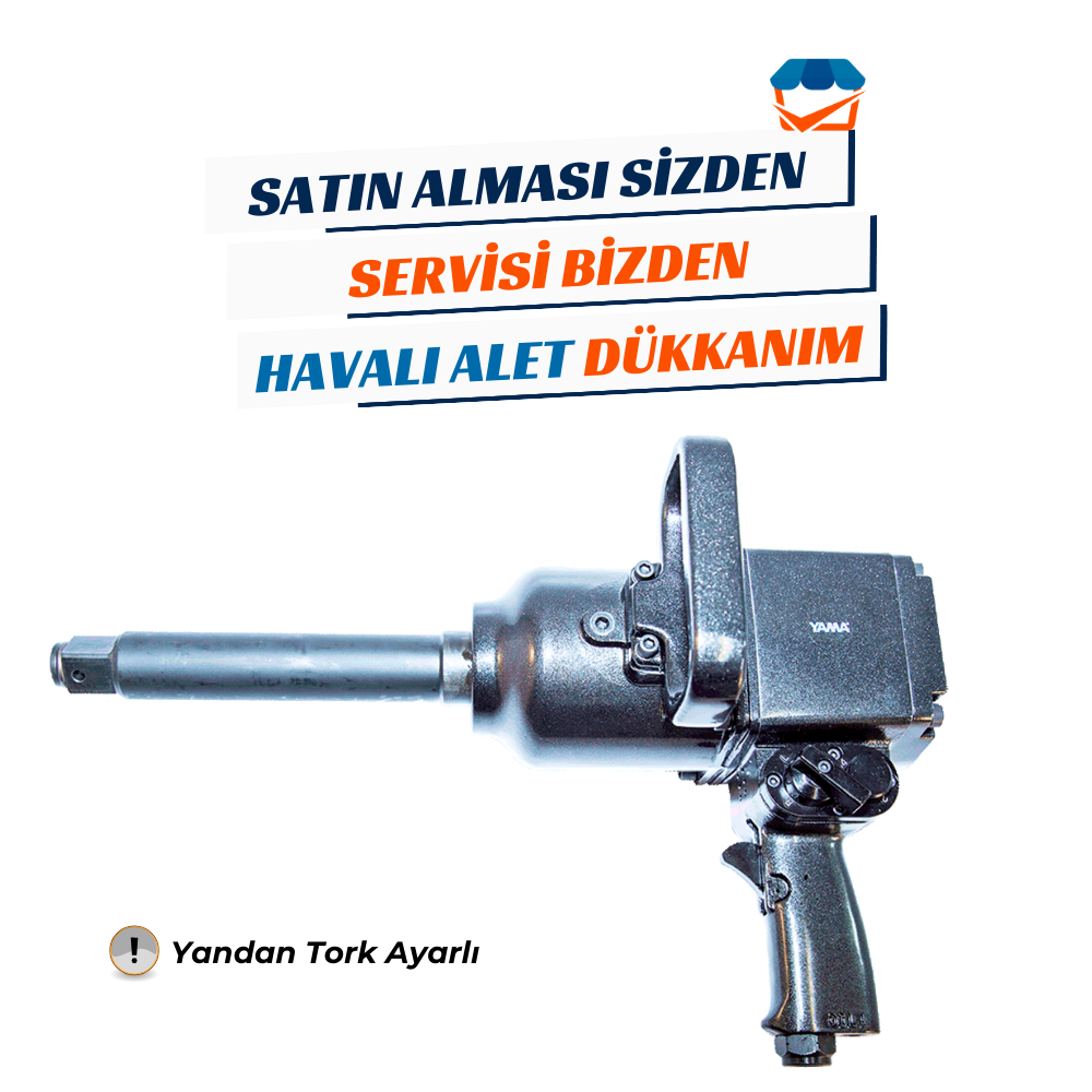 YAMA AT-6085P-8 Havalı Uzun Şaft Kabzalı Somun Sökme 1