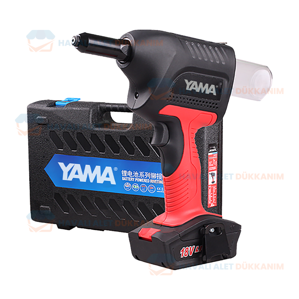 YAMA TDC5000 Akülü Kömürsüz Motor Pop Perçin 2.4-5.0 mm 18V