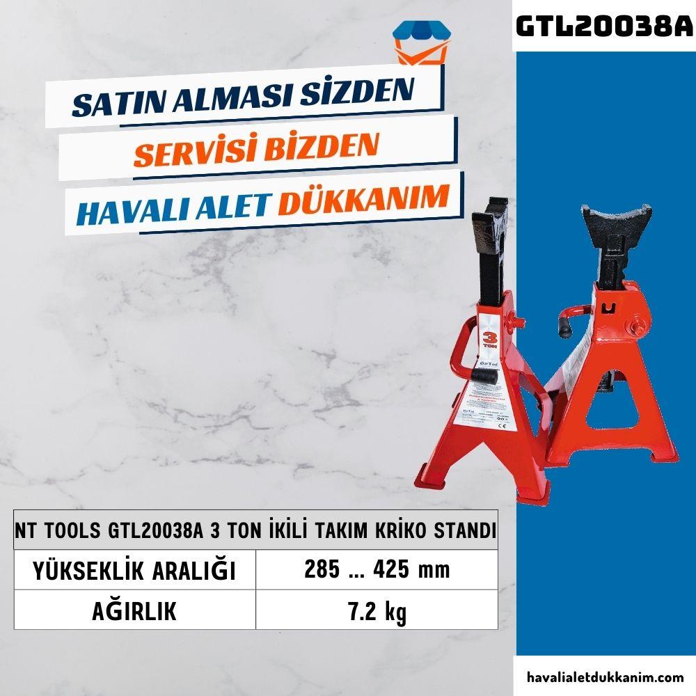 NT Tools GTL20038A 3 Ton İkili Takım Kriko Standı