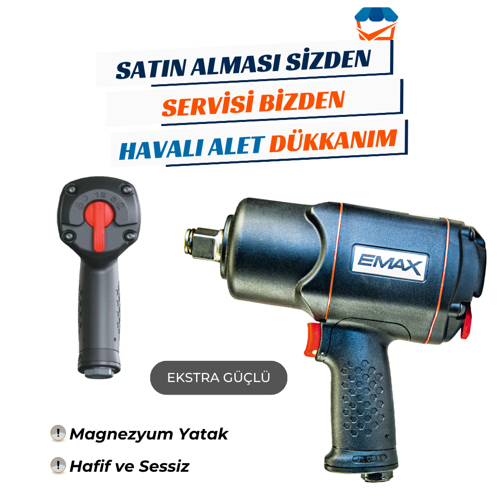 EMAX ET-1610 Havalı Kompozit Somun Sökme 3/4