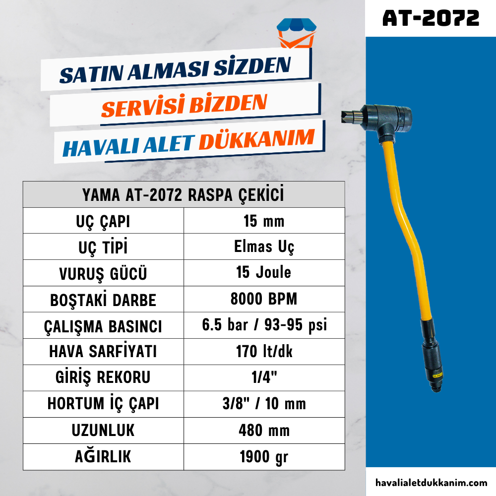 YAMA AT-2072 Raspa Çekici