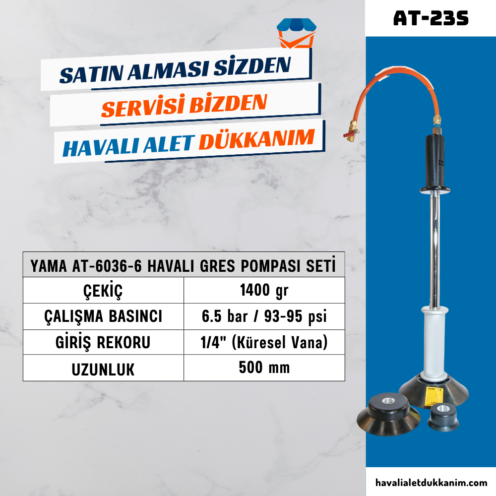 YAMA AT-23S Vantuzlu Kaporta Çektirme Seti