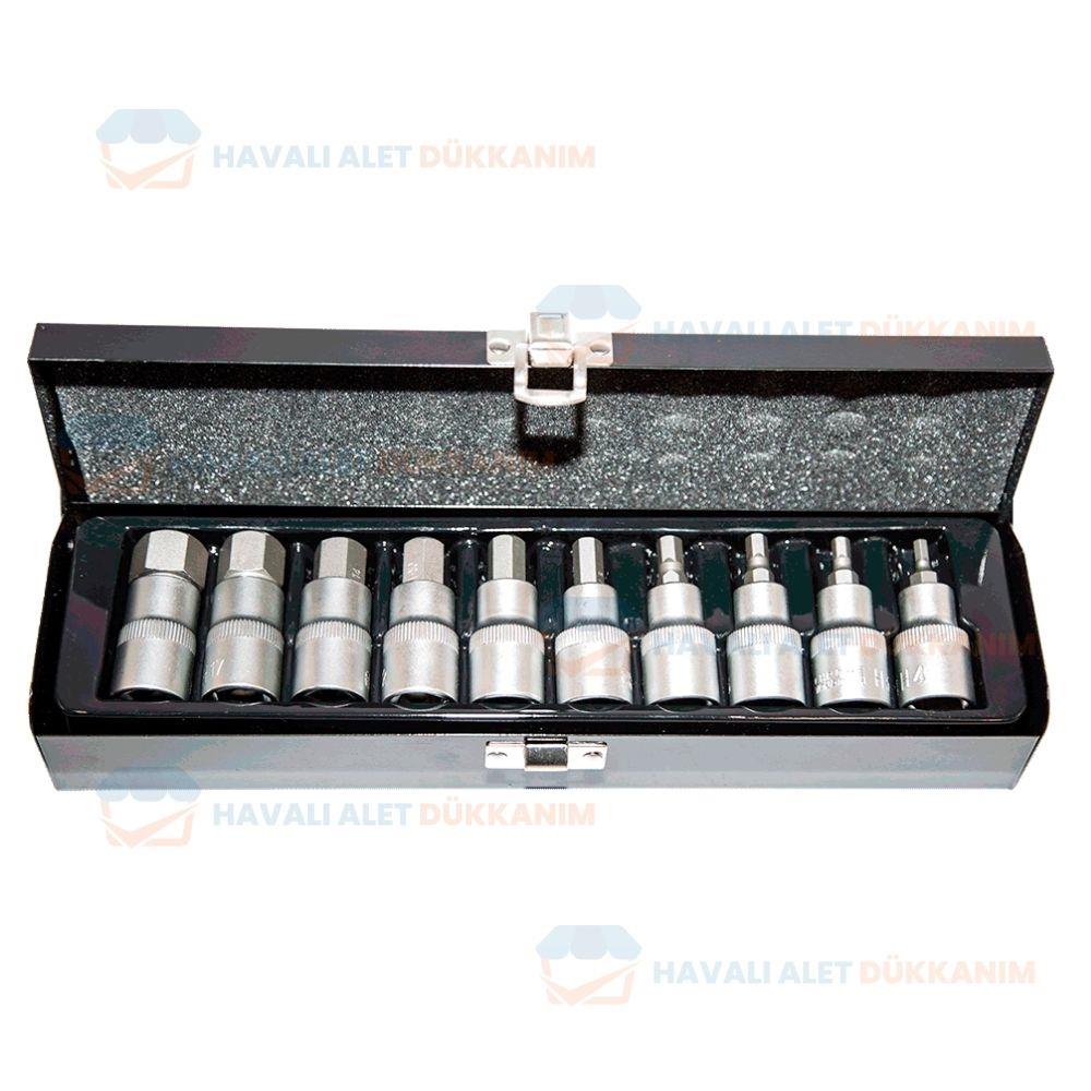 NT Tools NCSET12AL CrV Allen Lokma Seti 11 Parça 1/2