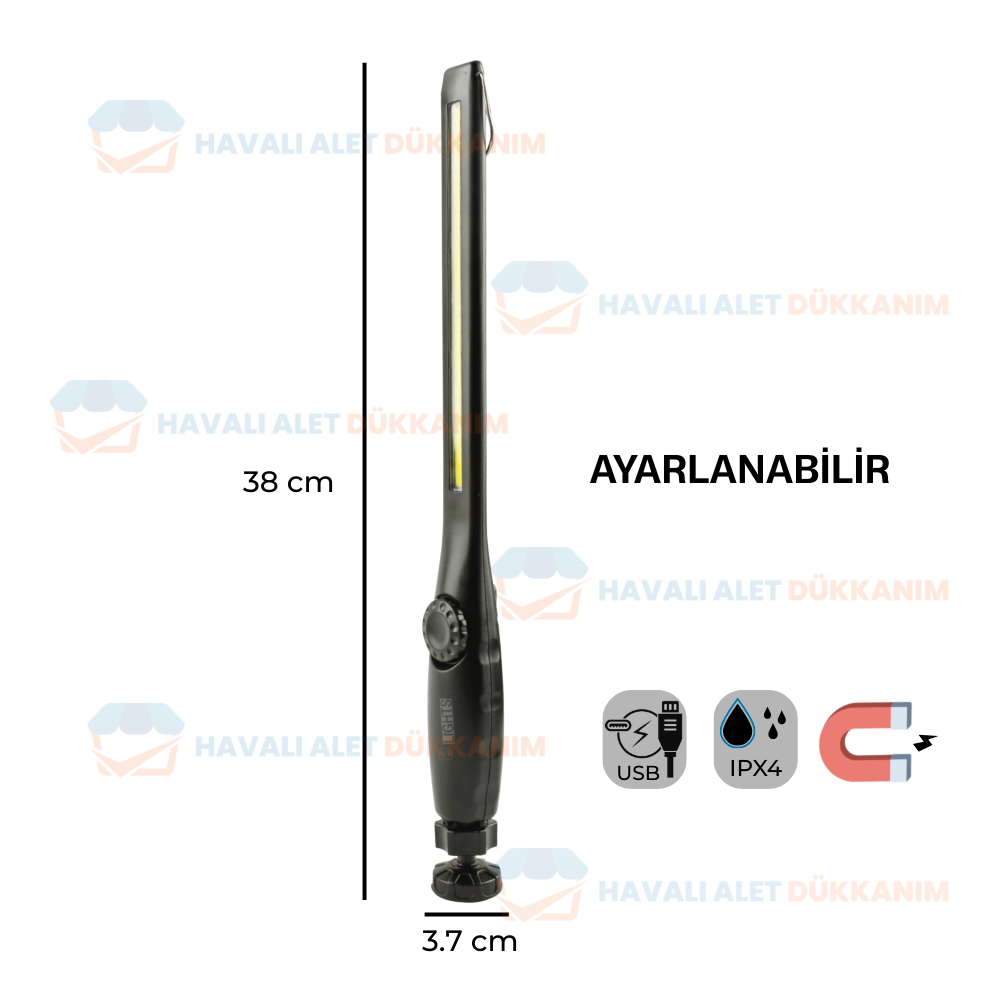 NT Lights NTLE7040 200-250 Lümen Ledli Oto Tamir Feneri