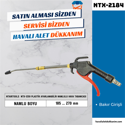 NTAirTools NTX-2184 Plastik Ayarlanabilir Namlulu Hava Tabancası
