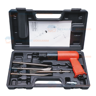 NTAirTools NTX-8802K Havalı Keski/Kalafat Tabanca Seti 190 mm 9 Parça