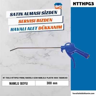 NT Tools NTTHPG3 Pirinç Rekorlu Uzun Namlulu Plastik Hava Tabancası